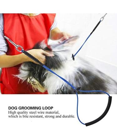 Pssopp Dog Grooming Restraint Rope Single Noose Grooming Steel Wire Loop Grooming Tools Grooming Holder Harness for Dog Grooming Table - Buy Online on GoSupps.com