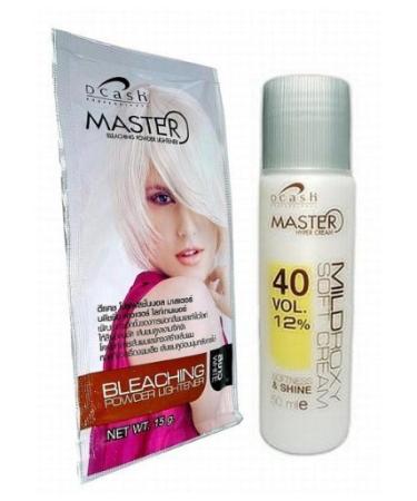 Platinum White Hair Bleaching Lightening Powder Kit by Dcash Master - Buy Online on GoSupps.com