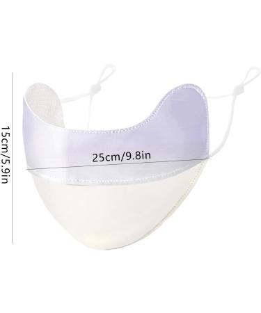 UV Protection Face Masque Breathable UV Protection Ice Silk Face Masque | Reusable 3D Sun Shield Face for Women Face Covering for Fishing Hiking Cycling Eye Protection Gradient milk purple - Buy Online on GoSupps.com