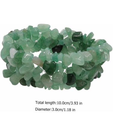 PRETYZOOM 3pcs Crystal Stone Bracelet - Women's Irregular Stretch Layer Bracelet - Buy Online on GoSupps.com