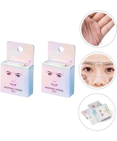 Healeved 2pcs Eyebrow Locating Tool Convenient Eyebrow Ruler Simple Mapping Ruler - Buy Online on GoSupps.com