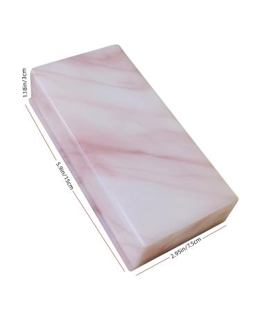 Eyelash Grafting Pallet with Cover - Dust-proof Acrylic Lash Tile Holder for Beauty Artists & Beginners in Marble Pink | Eyelash Extensions Storage Gasket Pads - Buy Online on GoSupps.com