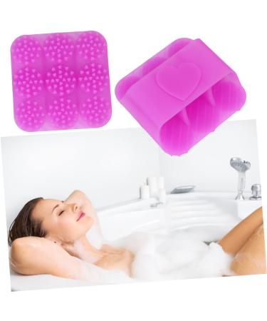 Shop Healvian 3pcs Cleaning Brush Set - Shampoo Tub & Bath Massage Brush - Purple | International Shipping - Buy Online on GoSupps.com