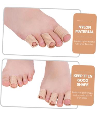 Healifty 8 Pcs Silicone Toe Cover Sleeves - Reusable Gel Protectors for Toe Tubes & Finger Sleeves - Anti-wear & Elastic Bands for Toe and Finger Protection - Buy Online on GoSupps.com