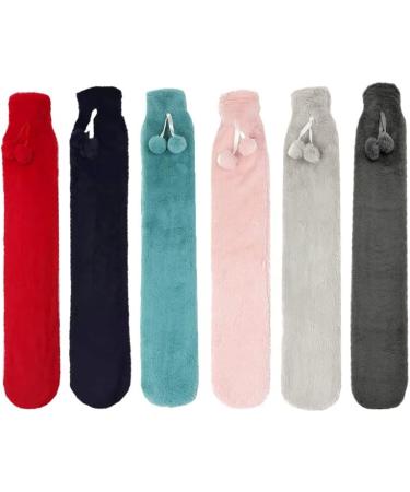 MYAMIA 52cm Long Hot Water Bag with Handbag Cover | 1L Large Portable Rubber Warm Bag for Neck & Waist - Ideal for Pain Relief & Comfort - Buy Online on GoSupps.com