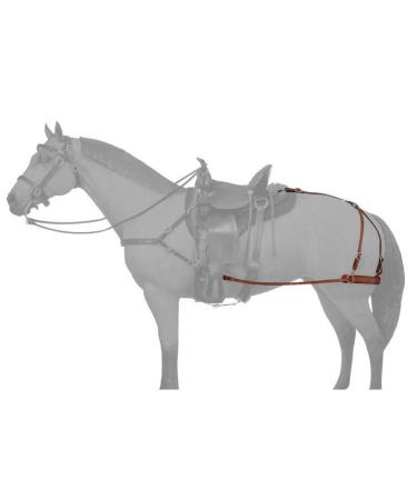 Tough-1 Leather Mule Breeching