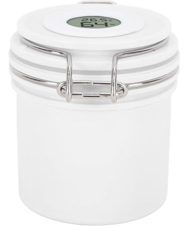 Eyelash Glue Storage Tank Large Capacity Large Screen Display Eyelash Glue Storage Jar 200ml Temperature Humidity Display Ctivated Carbon for Nail Salon (White) - Buy Online on GoSupps.com