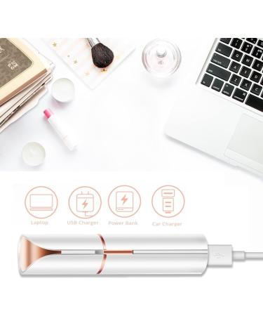 Flawless Facial Hair Remover for Women-rechargeability Ladies Hair Removal Device-Removing Unwanted Facial Hair Quickly and Painlessly-for Lip Mustache Chin (Rose Gold Rechargeable) - Buy Online on GoSupps.com