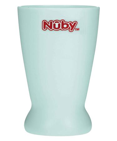 Nuby 100% Silicone Feeding Spoon for Babies - BPA-Free & On-the-Go with Protective Cap - Green - Perfect for 3+ Months - Buy Online on GoSupps.com