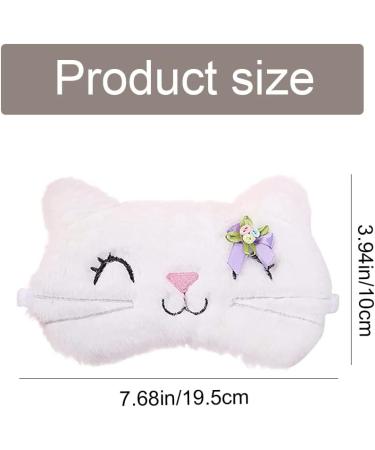 Cat Shape Eye Mask for Kids & Adults - Sleep Mask for Home, School, Travel - Buy Online on GoSupps.com