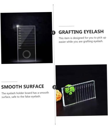 2 1 Grafting Eyelash Glass Auxiliary Manicure 11x5cm - Buy Online on GoSupps.com