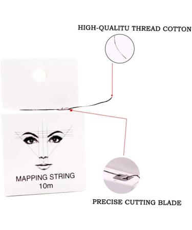Pre-Inked Mapping String for Eyebrow Measuring Microblading Eyebrow Marker Thread Line Tool Microblading Supplies (10m) (10m) - Buy Online on GoSupps.com