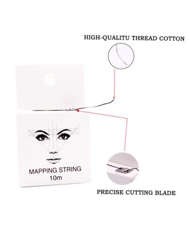 Buy Eyebrow Thread & Mapping String Black Microblading Tool for Perfect Brows | International Shipping - Buy Online on GoSupps.com