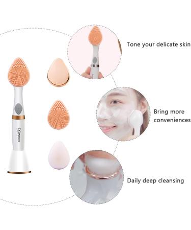 POPETPOP 1 Set Washing Device Face Washing Brush Electric Face Cleanser Face Massage Brush Electric Facial Cleaner Deep Pore Cleanser Electric Facial Brush Nose White Abs Deep Cleaning - Buy Online on GoSupps.com