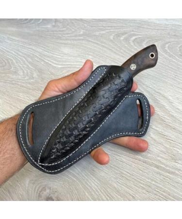 Hand Forged Hunting Knife with Walnut Handle - 150 Layers Damast Steel - Perfect Camping & Survival Gift - Buy Online on GoSupps.com