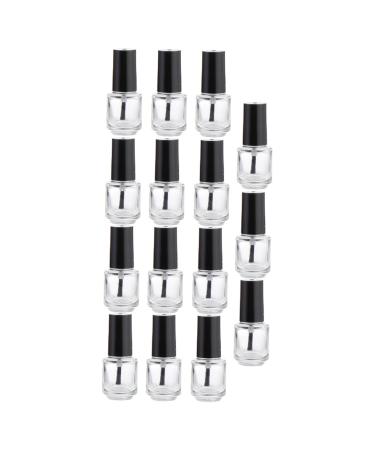 BESTYASH Lot de 25 Flacons Vides pour Vernis Ongles 5Ml en Verre Bouchon Aluminium lectrolytique Distributeurs tanches pour Gel et Vernis Adapt s Manucure et Usage Professionnel