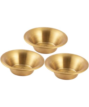 ABOOFAN 15 Pcs Western Restaurant Steak Sauce Dressing Cup Steak Seasonings Mini Containers Small Food Containers Seasoning Dishes Container for Food Stainless Steel Measuring Cup Dip 6.5X3.5X2CMx5pcs Goldenx5pcs - Buy Online on GoSupps.com