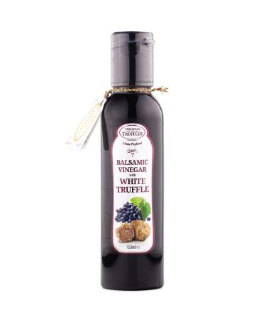 Balsamic vinegar glaze of Modena with white truffle Grape must Truffle balsamico vinegar Balsamic marinade White truffle condiment Dressing for fresh salads stewed vegetables meat 150 ml