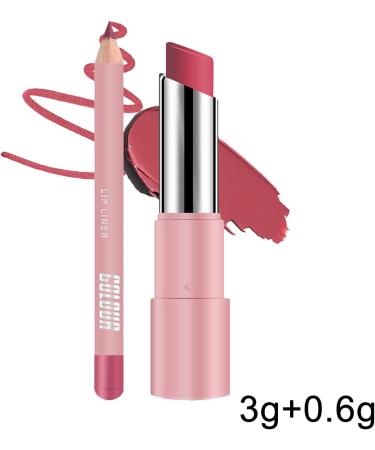 Moisturizing Tinted Lip Balm | Nourishing Lipstick - Waterproof Matte Balm Long-Lasting Non-Sticky for Cold Winter Care and Daily Makeup - Buy Online on GoSupps.com