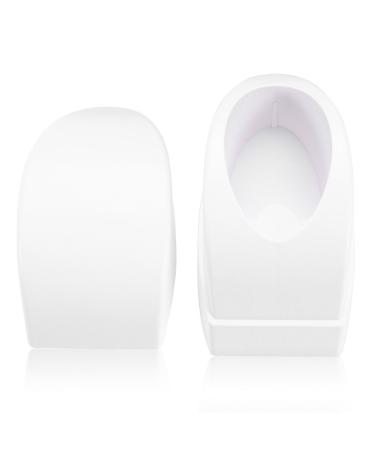 French Nail Dip Container & Smile Line Maker - Nail Tips Mold Guides for Perfect Manicure (White) | International Shipping Available - Buy Online on GoSupps.com