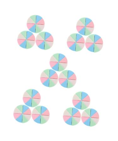 FRCOLOR 15 Sets Triangular Sponge Puff Powder Sponge Powder Makeup Girls Makeup Puff Shape Makeup Sponge Face Puff Powder Puff Portable Facial Makeup Pad Make up Emulsion Flutter Miss
