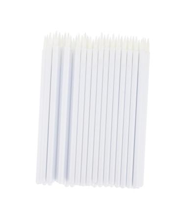 Didiseaon 100pcs Disposable Eyeliner Brush Eyeliner Pencil Disposable Lipliner Brush Girls Eyeliner Brush Gel 9x6.5cm White