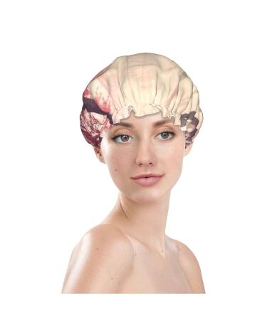 Foggy Forest Jungle Waterproof Shower Cap - One Size Fits All - Perfect for Women with All Hair Types - Buy Online on GoSupps.com