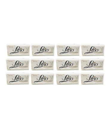 Lirio Dermatologico Bar Soap. Glycerin Enriched Antibacterial Soap. For Daily Use. Suitable for all Skin Types. 5.3 Oz. Pack of 12