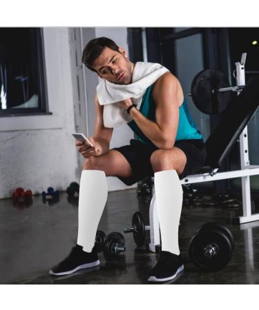 Shop Hycoprot Compression Stockings for Men & Women - 3 Pairs 15-20 mmHg Support Socks for Fitness Running Travel & Sports - White S-M - Buy Online on GoSupps.com
