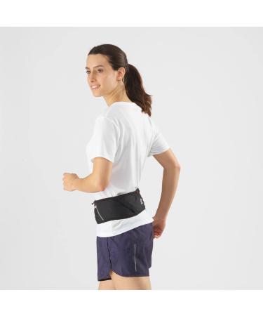 Salomon Pulse Belt Hydration Belt - Ideal for Trail Running & Hiking - Black, Medium - Buy Online on GoSupps.com