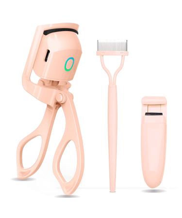 Heated Eyelashes Curler  USB Rechargeable Electric Eyelash Curlers  Eyelash Curler with Eyelash Separator Partial Precision Eyelash Curler 2 Heating Modes  Quick Heating & Long-Lasting Curling Effect