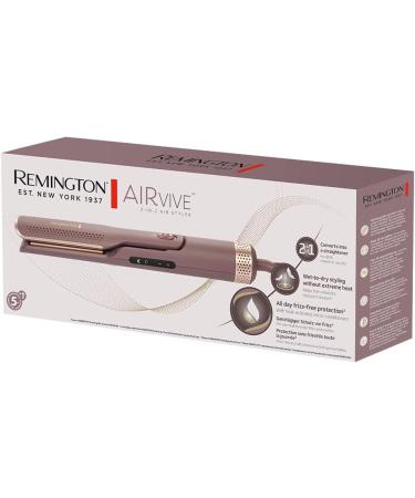 Remington Airvive AS8930 2in1 hot air brush for wet and dry cleaning with ionic technology microconditioner LED display and curved antifrizz coating - Buy Online on GoSupps.com