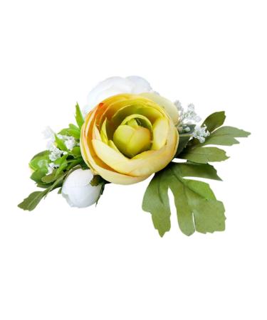 POPETPOP bridal hair accessories bridal headpieces for wedding Hair Side Comb Wedding Bridal Headpiece Bridal Headdress hair teasing comb bridal hair clip bride silk flower hair comb