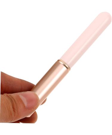 Lip Blending Brush Makeup Brush for Lip Gloss & Lipstick Application Lipstick Applicator Lip Gloss Brush Lip Mask Brush Lip Makeup Lip Balm Aluminum Tube Pink Round Head - Buy Online on GoSupps.com