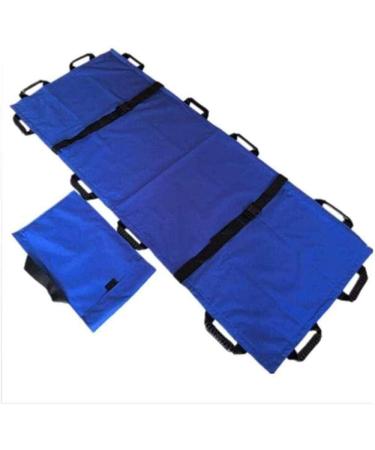 Portable Soft Stretcher Patient Transfer Aid Strap Belt Elderly Lift Stairs for Home Disability Care Supplies 180. 0106 (Size : Blue)-Orange ()