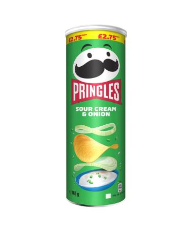 Pringles Sour Cream & Onion Crisps 6 x 165g PMP