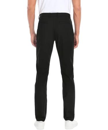LRD Men's Stretch Golf Pants - Lightweight Performance Slim Fit Golf Pant 32W x 32L Black - Buy Online on GoSupps.com