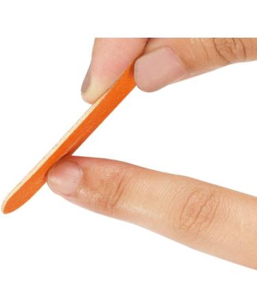 Obahdirry 100 Pieces of Nail File Disposable Wooden Practical Nail Polisher Pedicure Nail Salon File - Buy Online on GoSupps.com