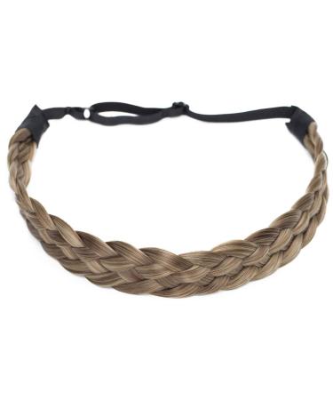 Tess Hair Tie - Adjustable Hair Part Dutt Band for Women | 2.5cm Wide Brown/Medium Blonde | Perfect for Braids & Extensions - Buy Online on GoSupps.com