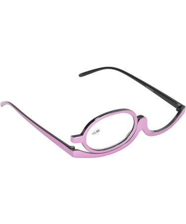 Magnifying Eye Make Up Glasses Cosmetic Eye Glasses with Case Flip Down Cosmetic Reading Glasses Spectacles for Women (+3.00) - Buy Online on GoSupps.com