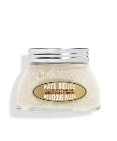 L'OCCITANE - Almond Body Scrub Delice Paste - 200 ml - Made in France