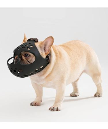 Adjustable Muzzle for French Bulldogs - Anti-Bite Anti-Bark | International Shipping Available - Buy Online on GoSupps.com