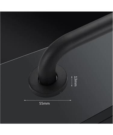 Grab Bars for Black Matte Elderly Wall Mounted Straight Armrest Bars Toilet Por Handrails Support for Seniors Disabled 50cm - Buy Online on GoSupps.com