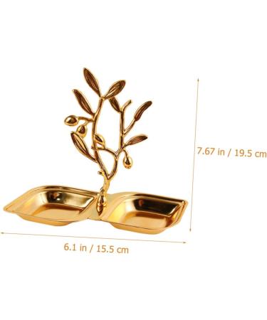 Alipis Food Snack Container Home Household Tray Dried Ktv Practical Dessert Two-Grid Snacks re-usable - Buy Online on GoSupps.com