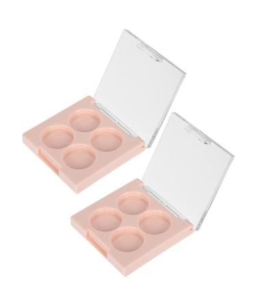 Minkissy 2PCs Empty Eyeshadow Compact - 4 Grids Makeup Storage for Fall - International Shipping Available - Buy Online on GoSupps.com
