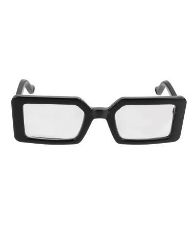 PopetPop Transparent glasses for puppies outfits dog sunglasses plastic portable puppy glasses cat dog puppies funny glasses eye clothes cosplay photos props accessories black