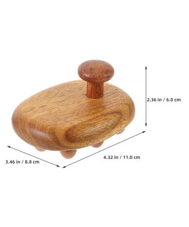 Minkissy Wooden Massage Comb Set - Wide Teeth Hairbrush for Wet & Dry Hair Scalp Care & Gua Sha Tools (2 Pieces) - Buy Online on GoSupps.com