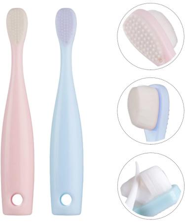 Healvian Baby Toothbrush Set - 4 Gentle Toothbrushes for Children & Babies with Soft Bristles - Tongue Cleaner for Dental Care - Safe Durable & Easy to Use - Buy Online on GoSupps.com