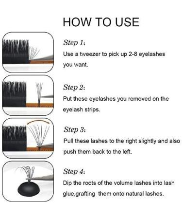 Easy Fan Lashes DD-0.05-10 mm | C D Curl Self Fanning Russian Lashes - Buy Online on GoSupps.com