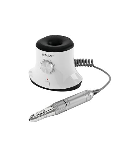 Semilac Professional Electric Nail File Drill 24W 30000Rpm - Perfect for Manicure Pedicure Safe Removal of Gel & Acrylic Nails & Hard Skin Remover